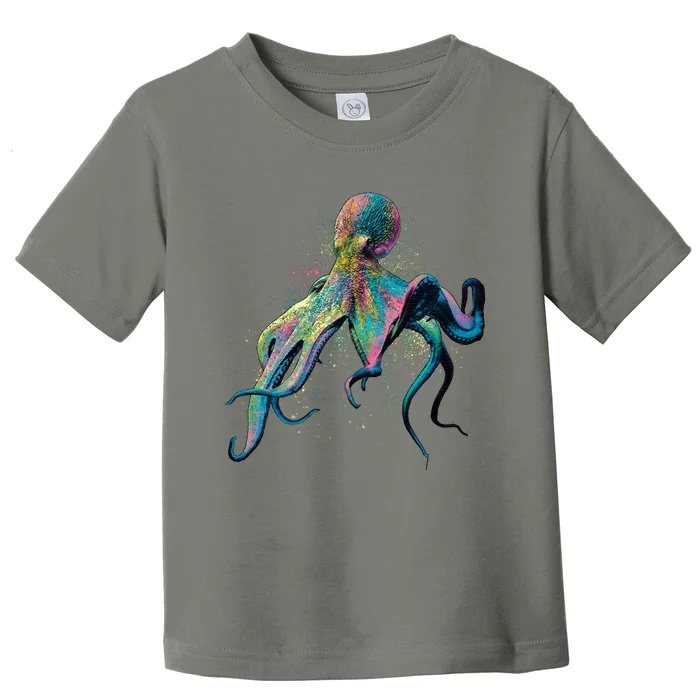 Colorful Octopus Toddler T-Shirt