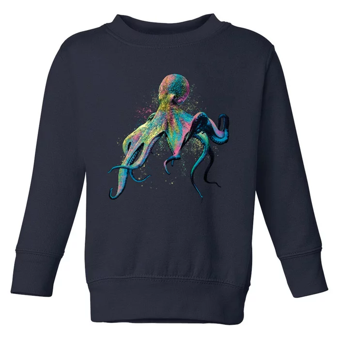 Colorful Octopus Toddler Sweatshirt