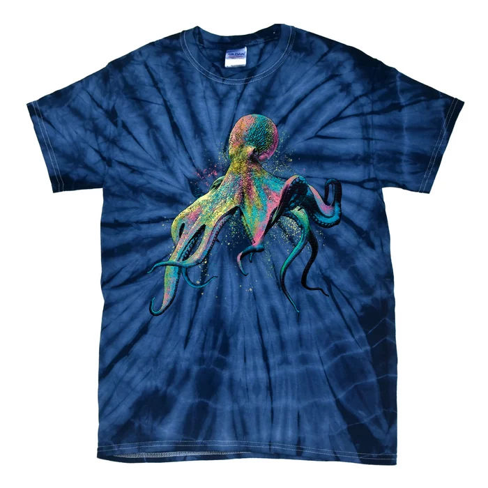 Colorful Octopus Tie-Dye T-Shirt