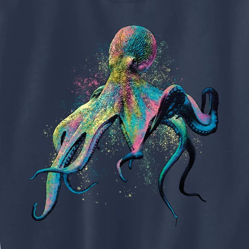 Colorful Octopus Kids Sweatshirt