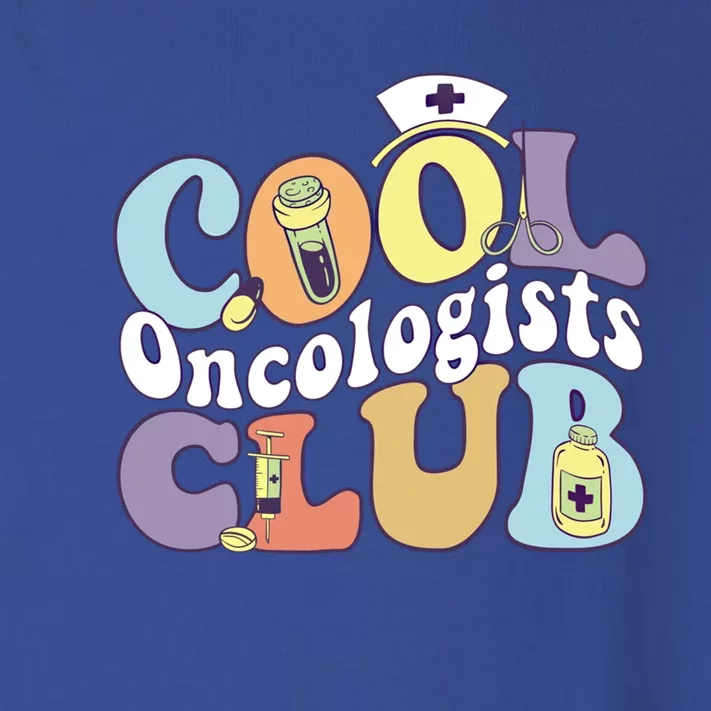 Cool Oncologists Club Oncology Practitioner Squad Groovy Gift Toddler Long Sleeve Shirt