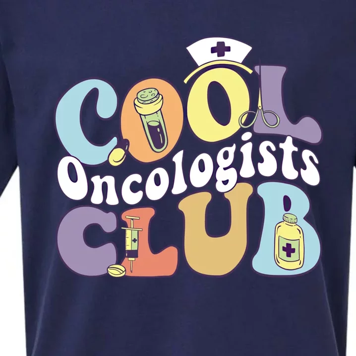 Cool Oncologists Club Oncology Practitioner Squad Groovy Gift Sueded Cloud Jersey T-Shirt