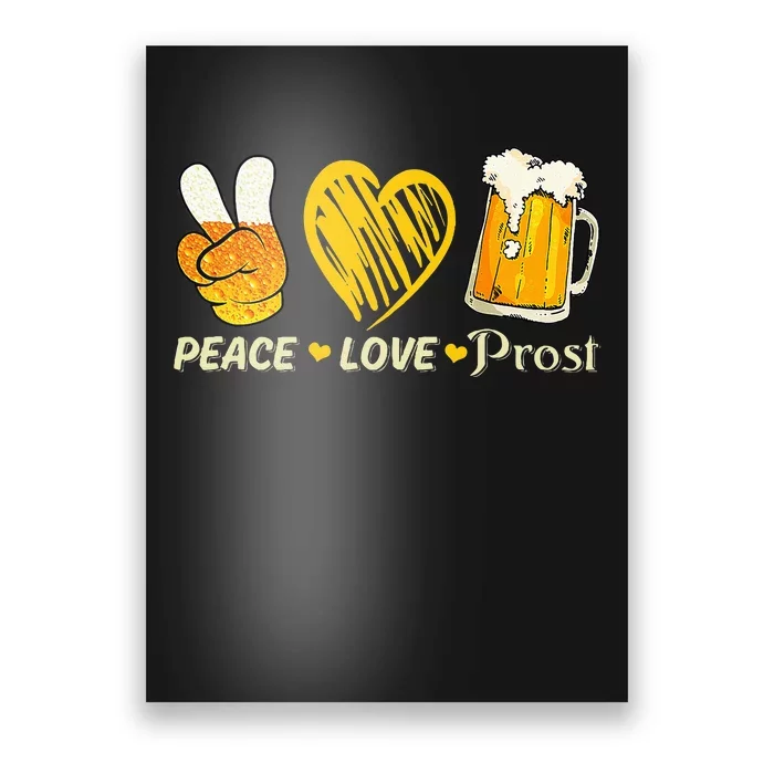 cute oktoberfest costume love prost prost oktoberfest Poster