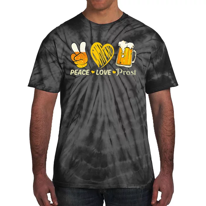 cute oktoberfest costume love prost prost oktoberfest Tie-Dye T-Shirt