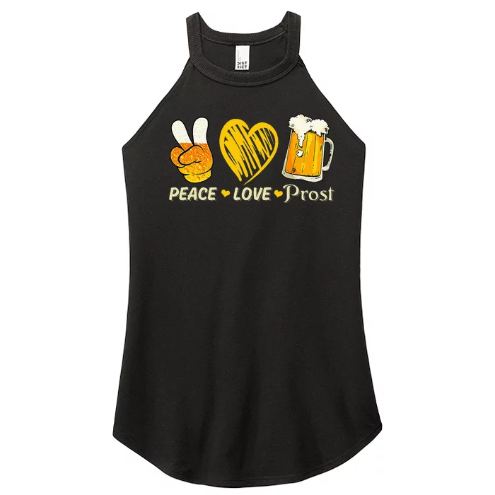 cute oktoberfest costume love prost prost oktoberfest Women’s Perfect Tri Rocker Tank