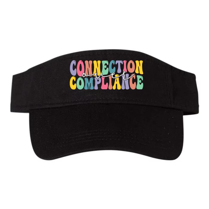 Connection Over Compliance Autism Awareness Month Valucap Bio-Washed Visor