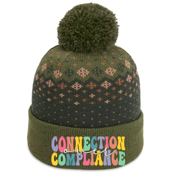 Connection Over Compliance Autism Awareness Month The Baniff Cuffed Pom Beanie