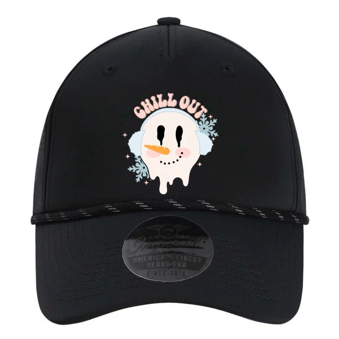 Chill Out Christmas With Snow Groovy Vibes Snowflake Xmas Cool Gift Performance The Dyno Cap