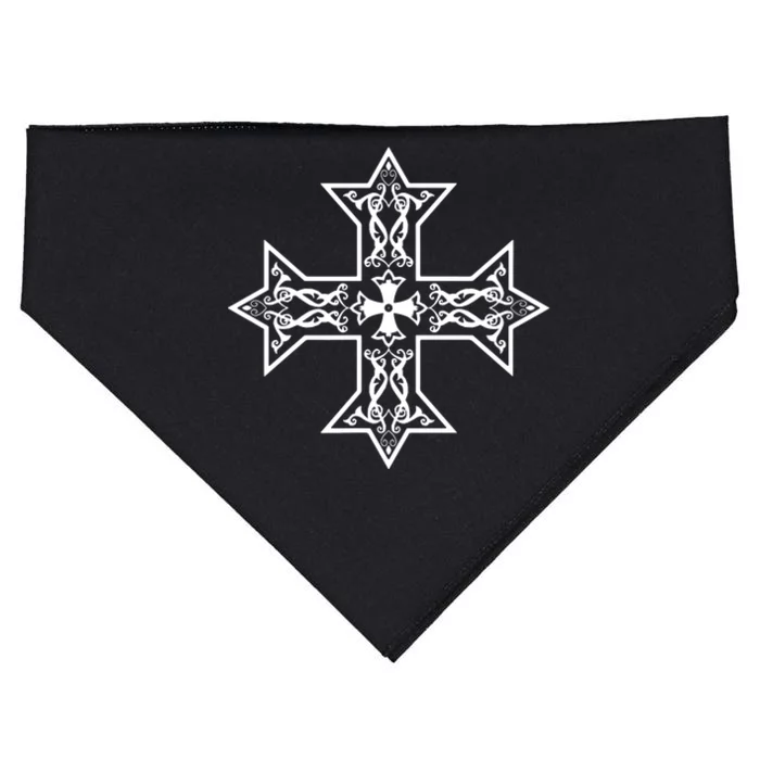 Coptic Orthodox Cross USA-Made Doggie Bandana