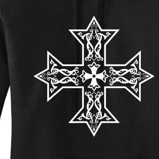 Coptic Orthodox Cross Women's Pullover Hoodie