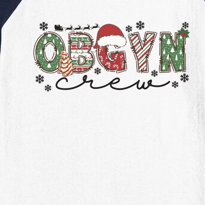 Christmas Obgyn Crew Obgyn Nurse Ultrasound Nurse Crew Great Gift Baseball Sleeve Shirt