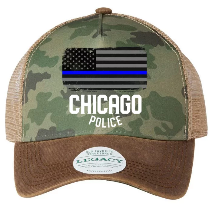 City Of Chicago Police Officer Illinois Policemancity Of Chicago Police Officer Legacy Tie Dye Trucker Hat