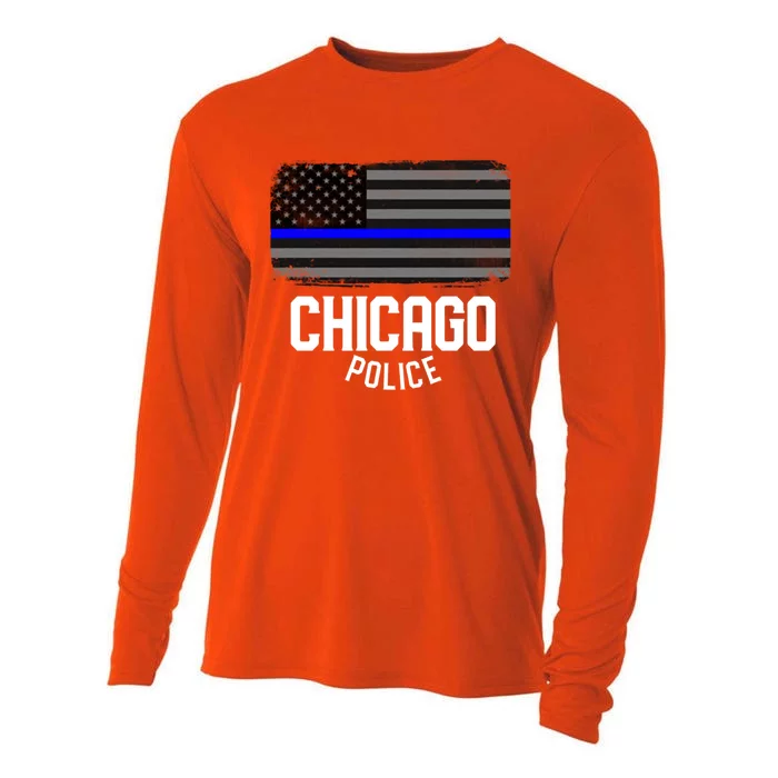 City Of Chicago Police Officer Illinois Policemancity Of Chicago Police Officer Cooling Performance Long Sleeve Crew