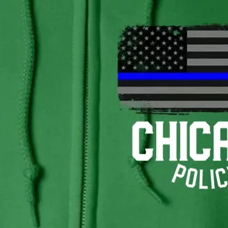 City Of Chicago Police Officer Illinois Policemancity Of Chicago Police Officer Full Zip Hoodie