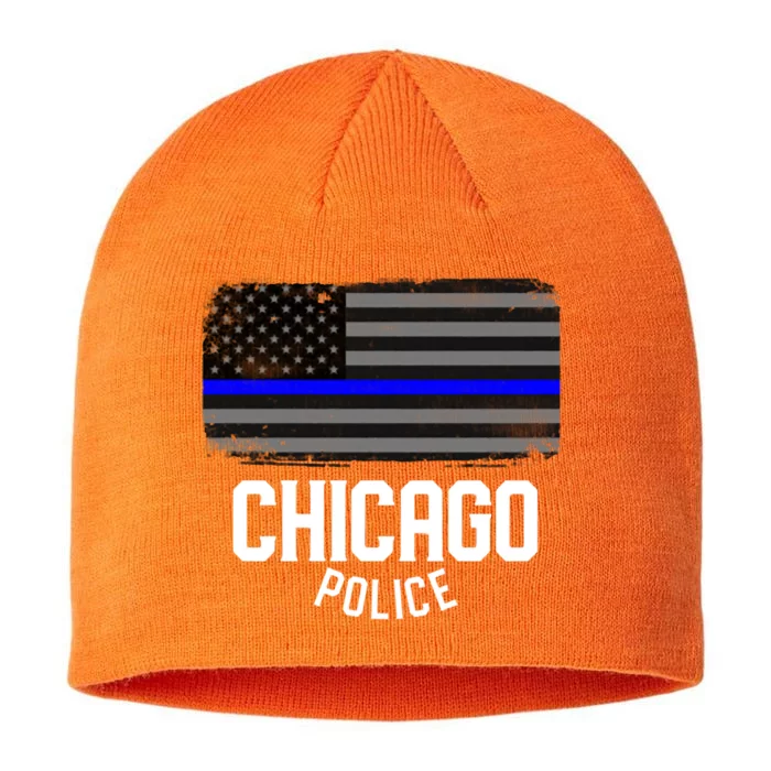 City Of Chicago Police Officer Illinois Policemancity Of Chicago Police Officer 8 1/2in Sustainable Knit Beanie