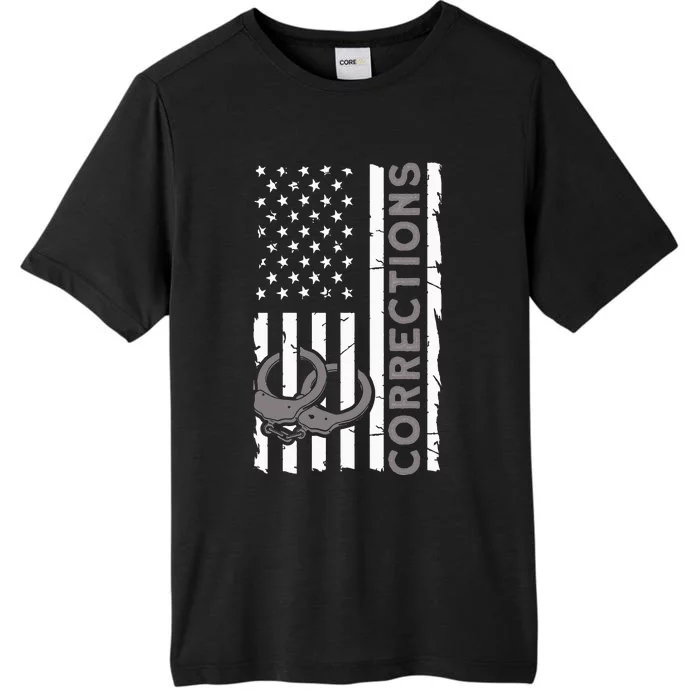 Correctional Officer Corrections Thin Silver Line ChromaSoft Performance T-Shirt