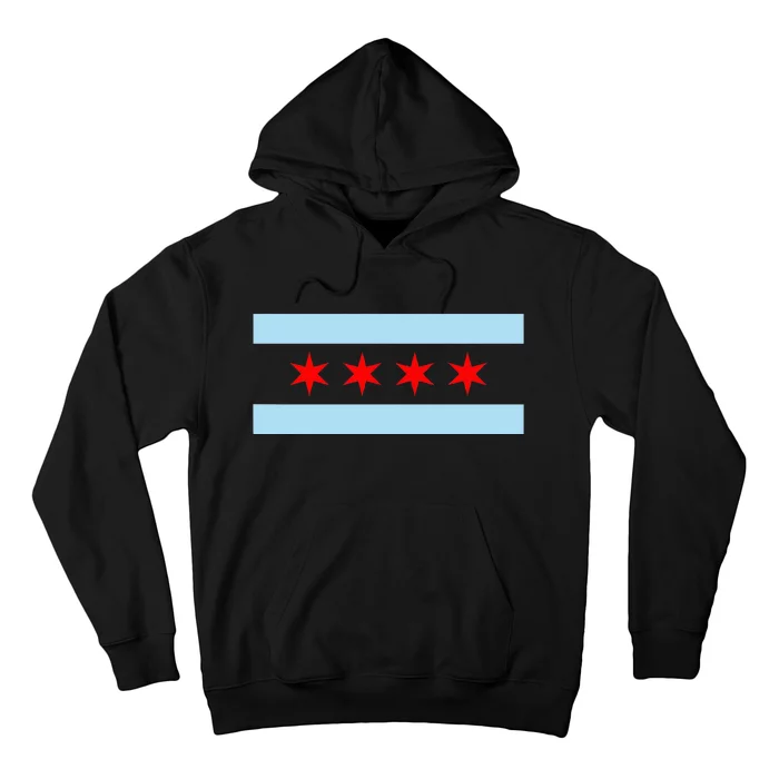 City Of Chicago Illinois Flag Hoodie