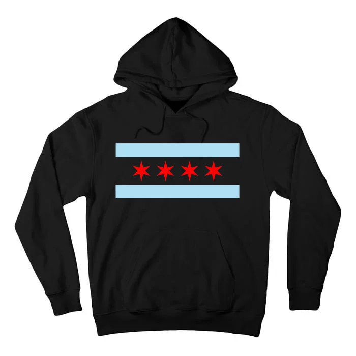 City Of Chicago Illinois Flag Tall Hoodie