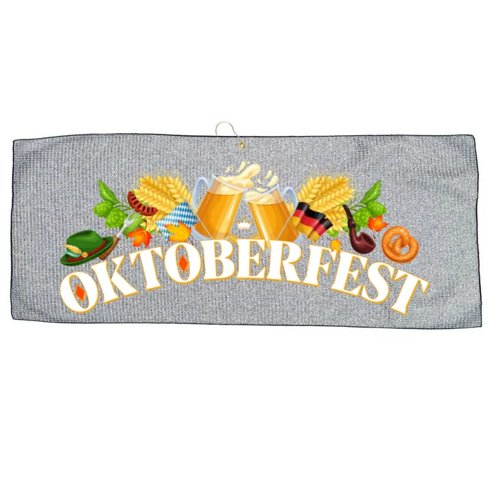 Celebrate Oktoberfest Large Microfiber Waffle Golf Towel