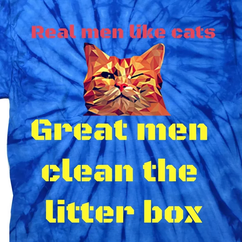 Catfather Or Cat Daddy Cool Gift Tie-Dye T-Shirt