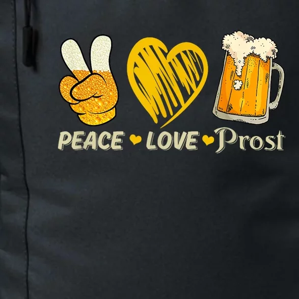 Cute Oktoberfest Costume Peace Love Prost Prost Oktoberfest Daily Commute Backpack