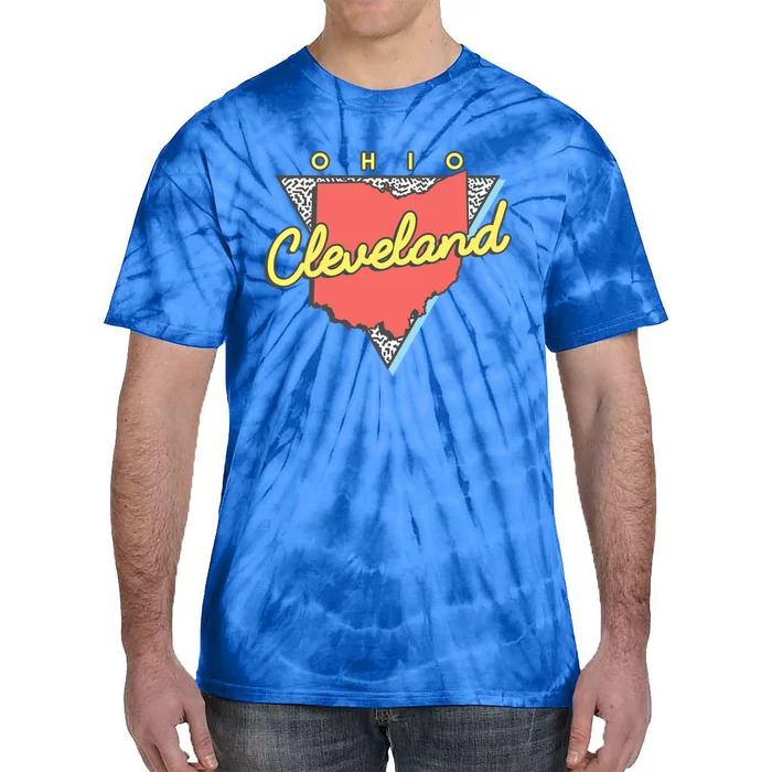 Cleveland Ohio City Oh Souvenir Gift Tie-Dye T-Shirt