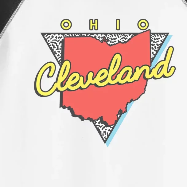 Cleveland Ohio City Oh Souvenir Gift Toddler Fine Jersey T-Shirt