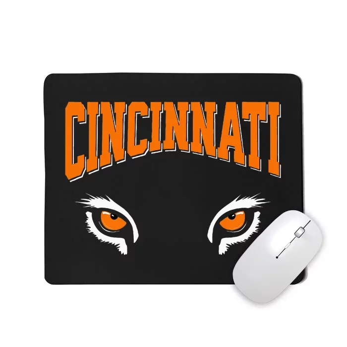 Cincinnati Ohio Cincy Retro Pride Vintage Mousepad