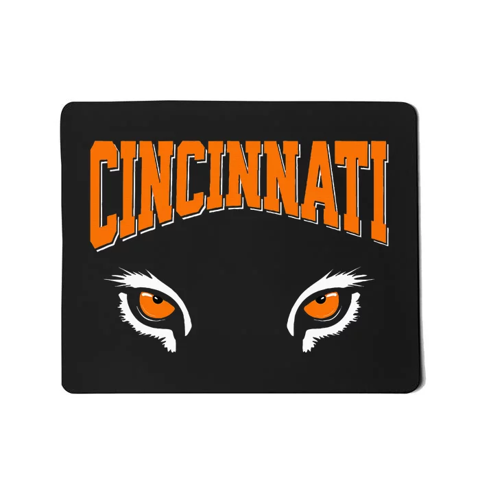 Cincinnati Ohio Cincy Retro Pride Vintage Mousepad