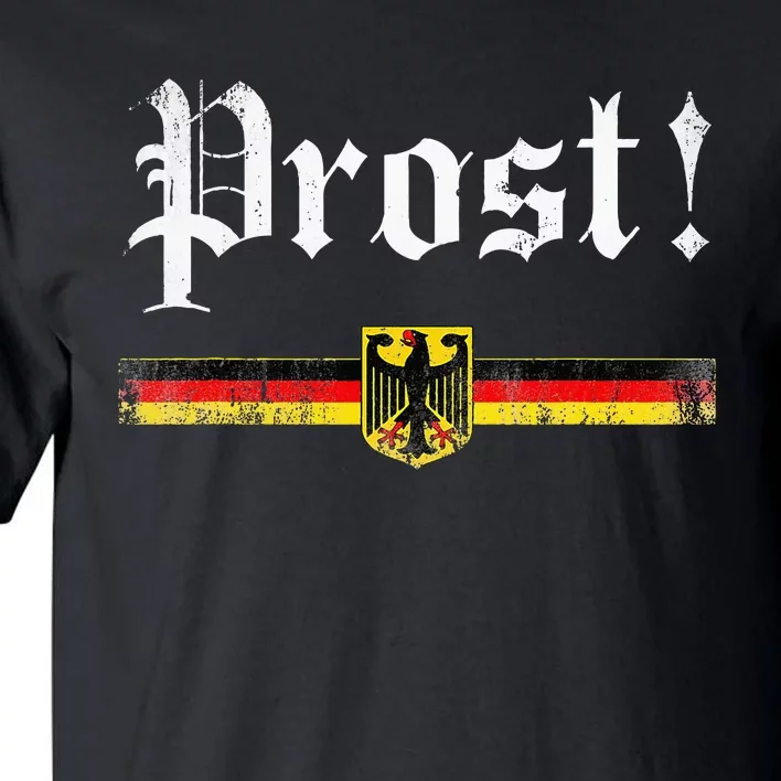 Cheers Oktoberfest Coat Of Arms Eagle German Flag Bavarian Tall T-Shirt