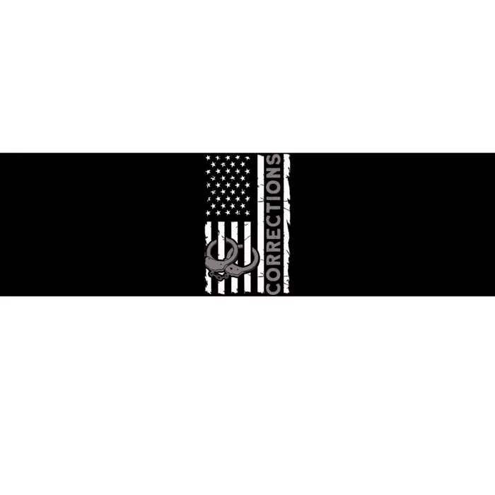 Correctional Officer Corrections Thin Silver Line Bumper Sticker