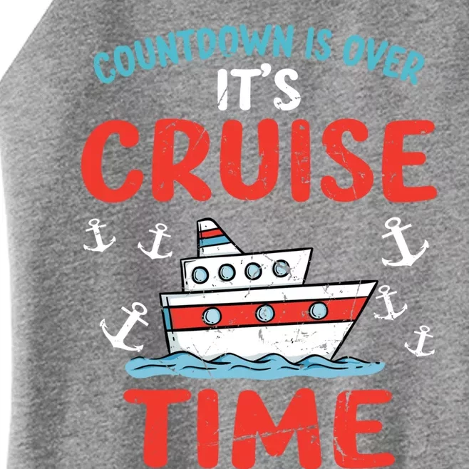 Countdown Over Cruise Time Ship Vacation Trip Cruising Gift Women’s Perfect Tri Rocker Tank