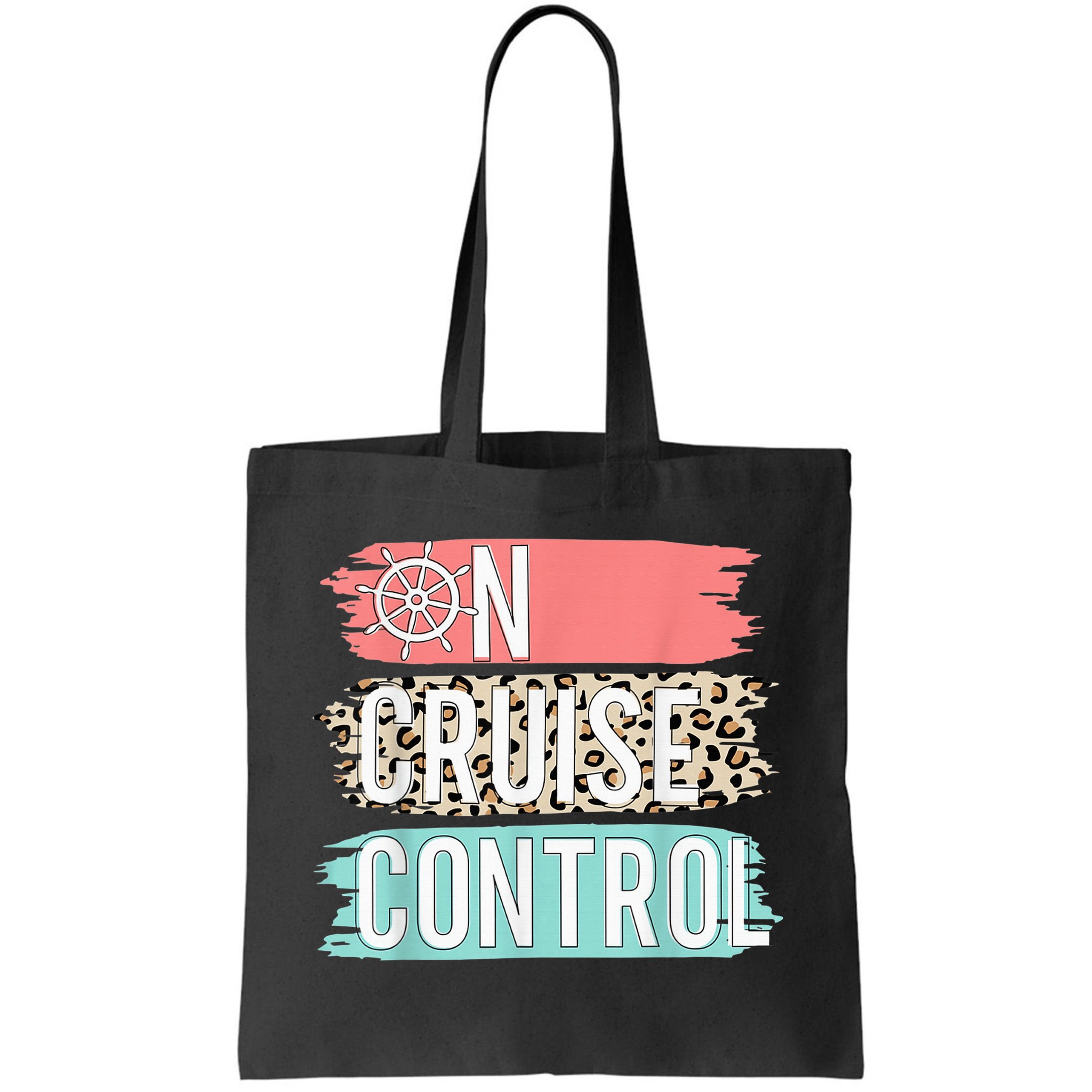 Control On Cruise Leopard Funny Summer Vacation Family Wo Tote Bag