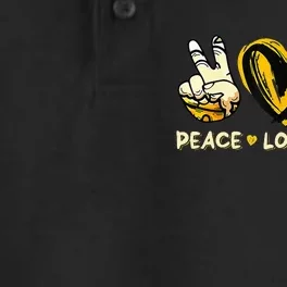 Cute Oktoberfest Costume Peace Love Prost Prost Oktoberfest Dry Zone Grid Performance Polo