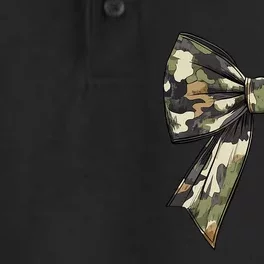 Camouflage Old Camo Bow Camo Coquette Bow Hunting Women Girl Dry Zone Grid Performance Polo