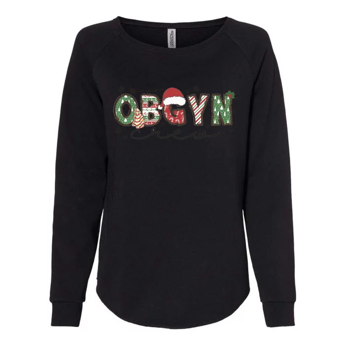 Christmas Obgyn Crew Obgyn Nurse Ultrasound Nurse Crew Gift Womens California Wash Sweatshirt