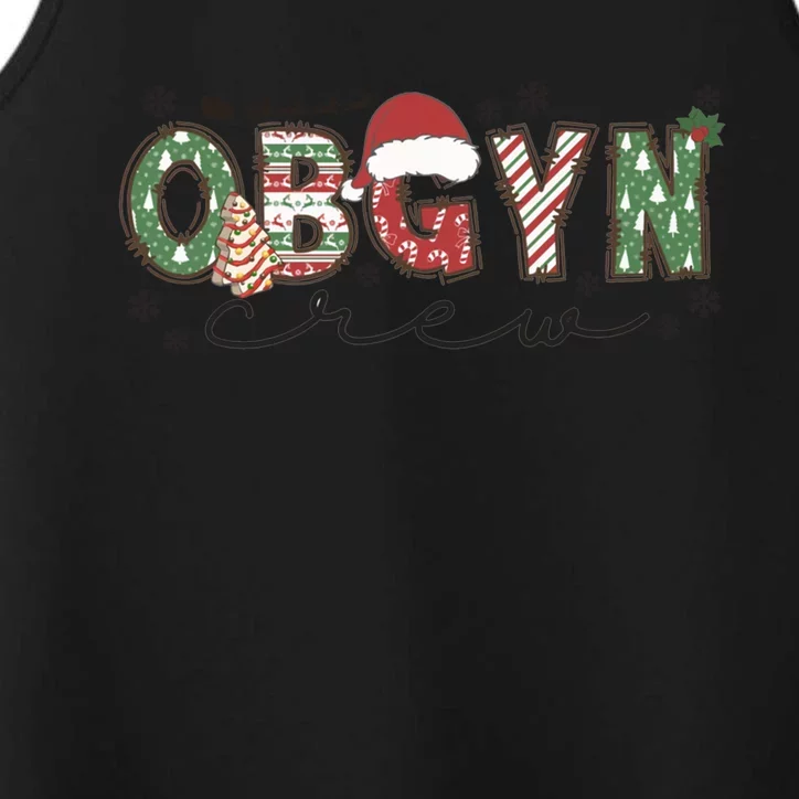 Christmas Obgyn Crew Obgyn Nurse Ultrasound Nurse Crew Gift Performance Tank