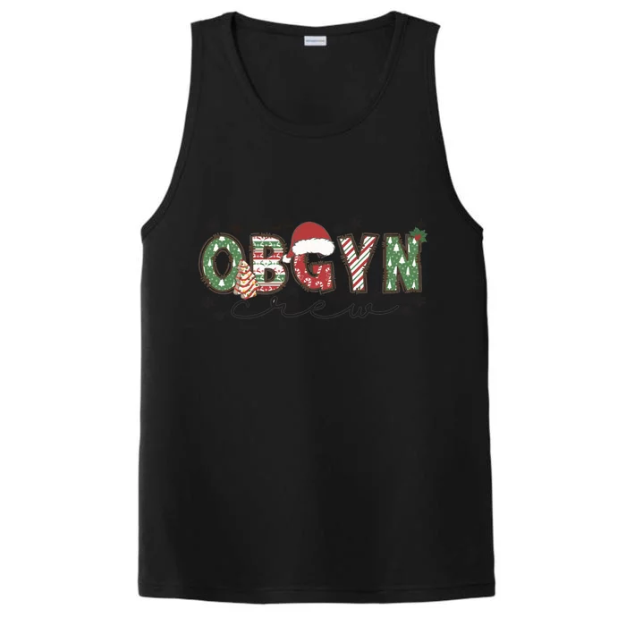 Christmas Obgyn Crew Obgyn Nurse Ultrasound Nurse Crew Gift Performance Tank