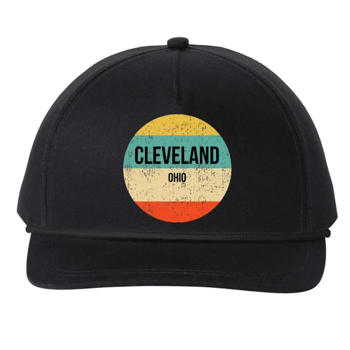 Cleveland Ohio Cleveland Snapback Five-Panel Rope Hat