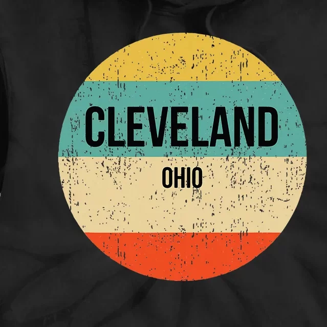 Cleveland Ohio Cleveland Tie Dye Hoodie