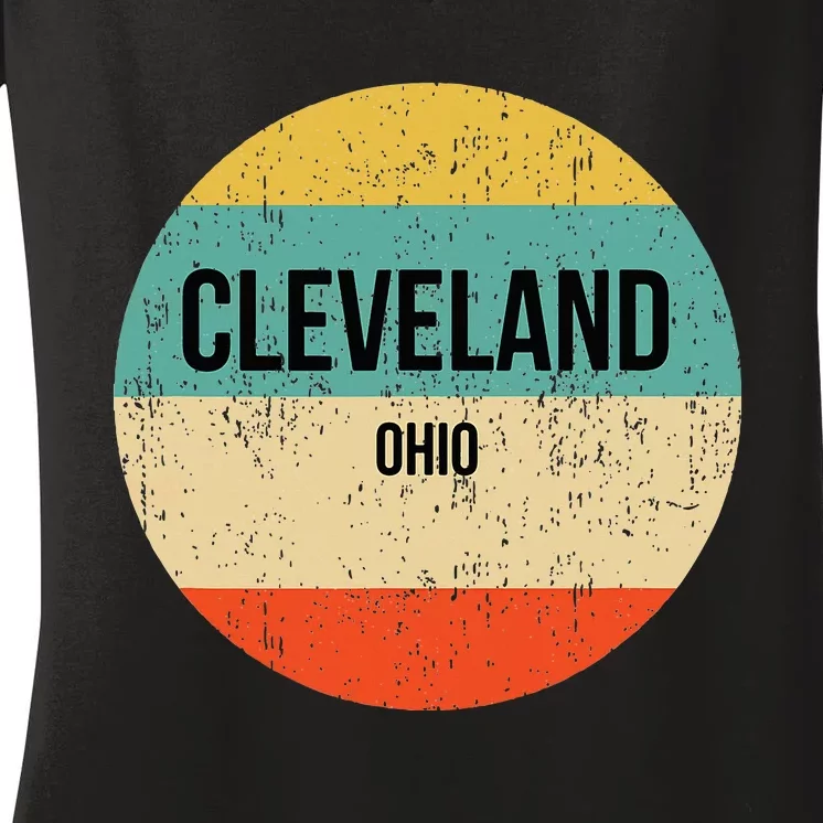 Cleveland Ohio Cleveland Women's V-Neck T-Shirt