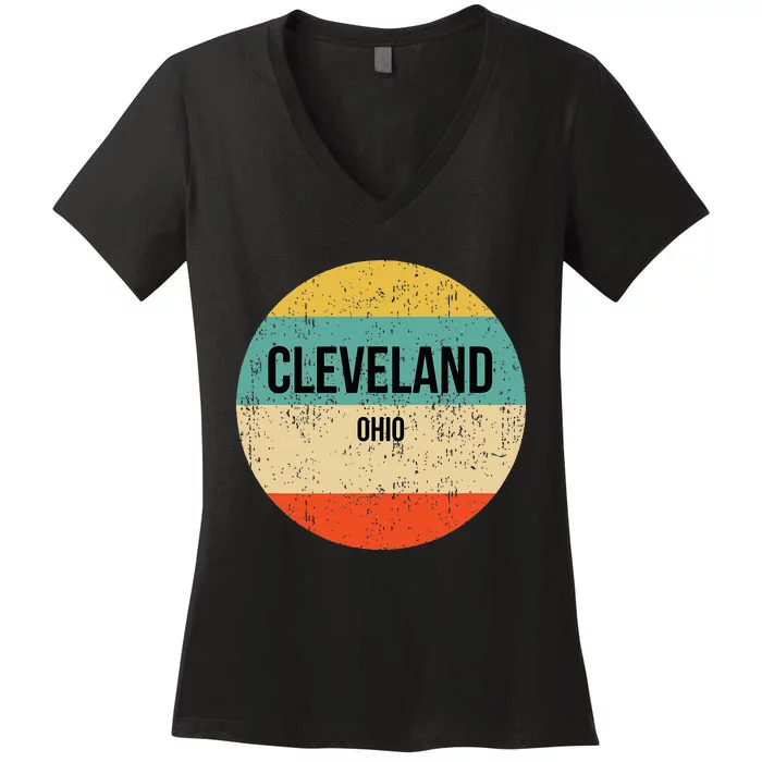 Cleveland Ohio Cleveland Women's V-Neck T-Shirt