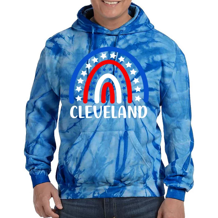 Cleveland Ohio Cool Gift I Love Cleveland Ohio Usa Cool Gift Tie Dye Hoodie