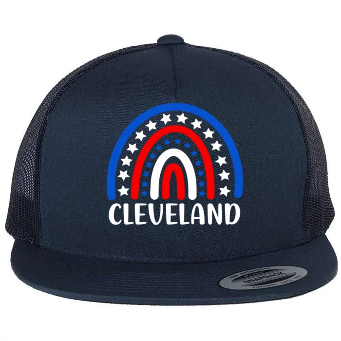 Cleveland Ohio Cool Gift I Love Cleveland Ohio Usa Cool Gift Flat Bill Trucker Hat