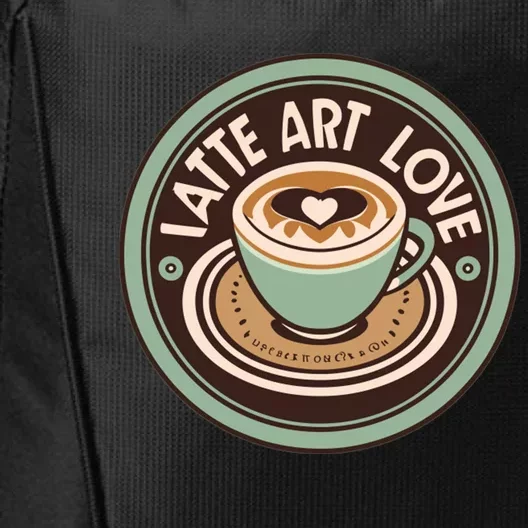 Canvas Of Caffeine Latte Art City Backpack