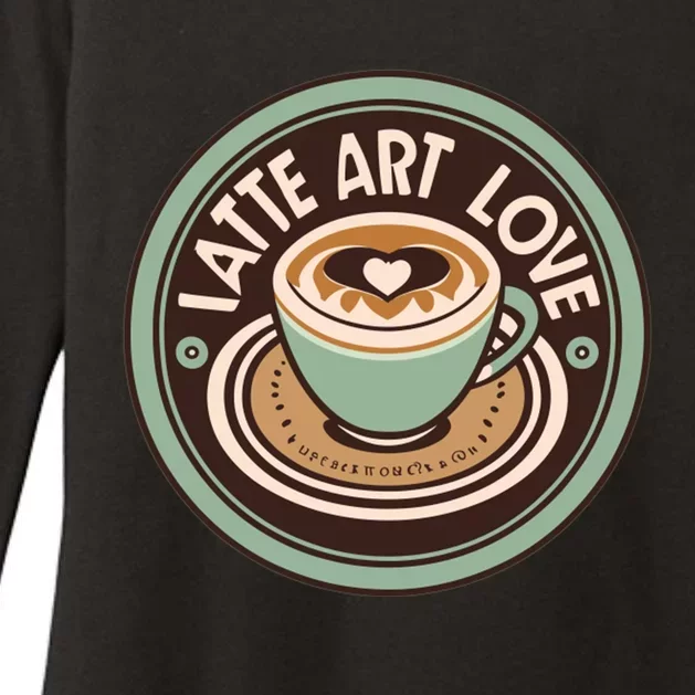 Canvas Of Caffeine Latte Art Womens CVC Long Sleeve Shirt