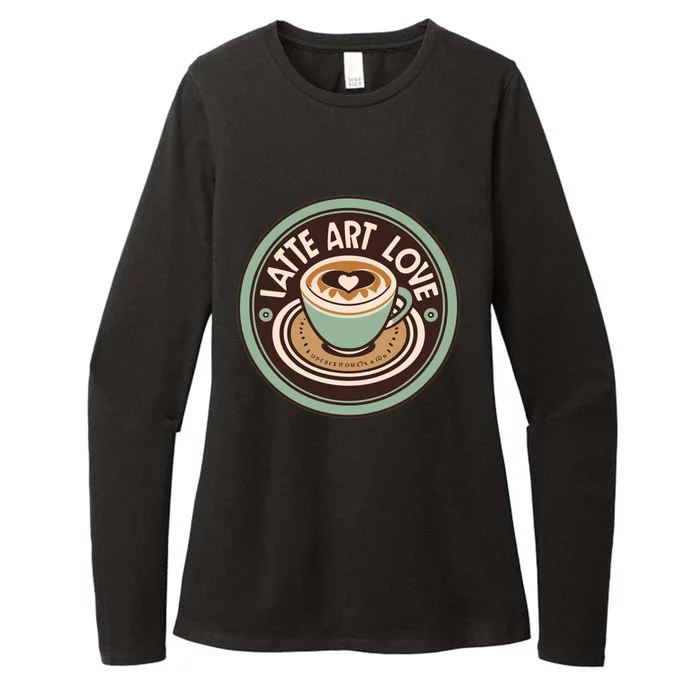 Canvas Of Caffeine Latte Art Womens CVC Long Sleeve Shirt