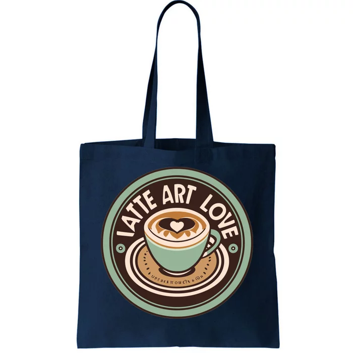 Canvas Of Caffeine Latte Art Tote Bag