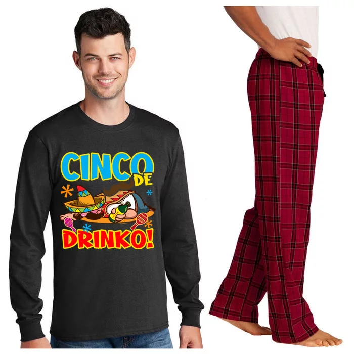 Cinco O Crew Design Cinco De Mayo Meaningful Gift Long Sleeve Pajama Set