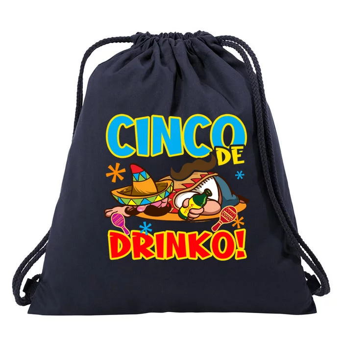 Cinco O Crew Design Cinco De Mayo Meaningful Gift Drawstring Bag